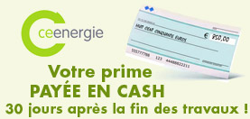 votre prime energie payée en cash